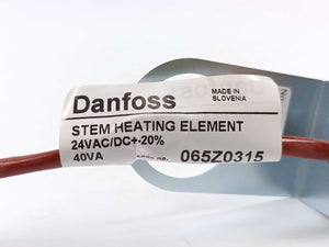 Danfoss 065Z0315 Steam heater, 24 VAC/DC +-20%, 40VA, 150C/300F