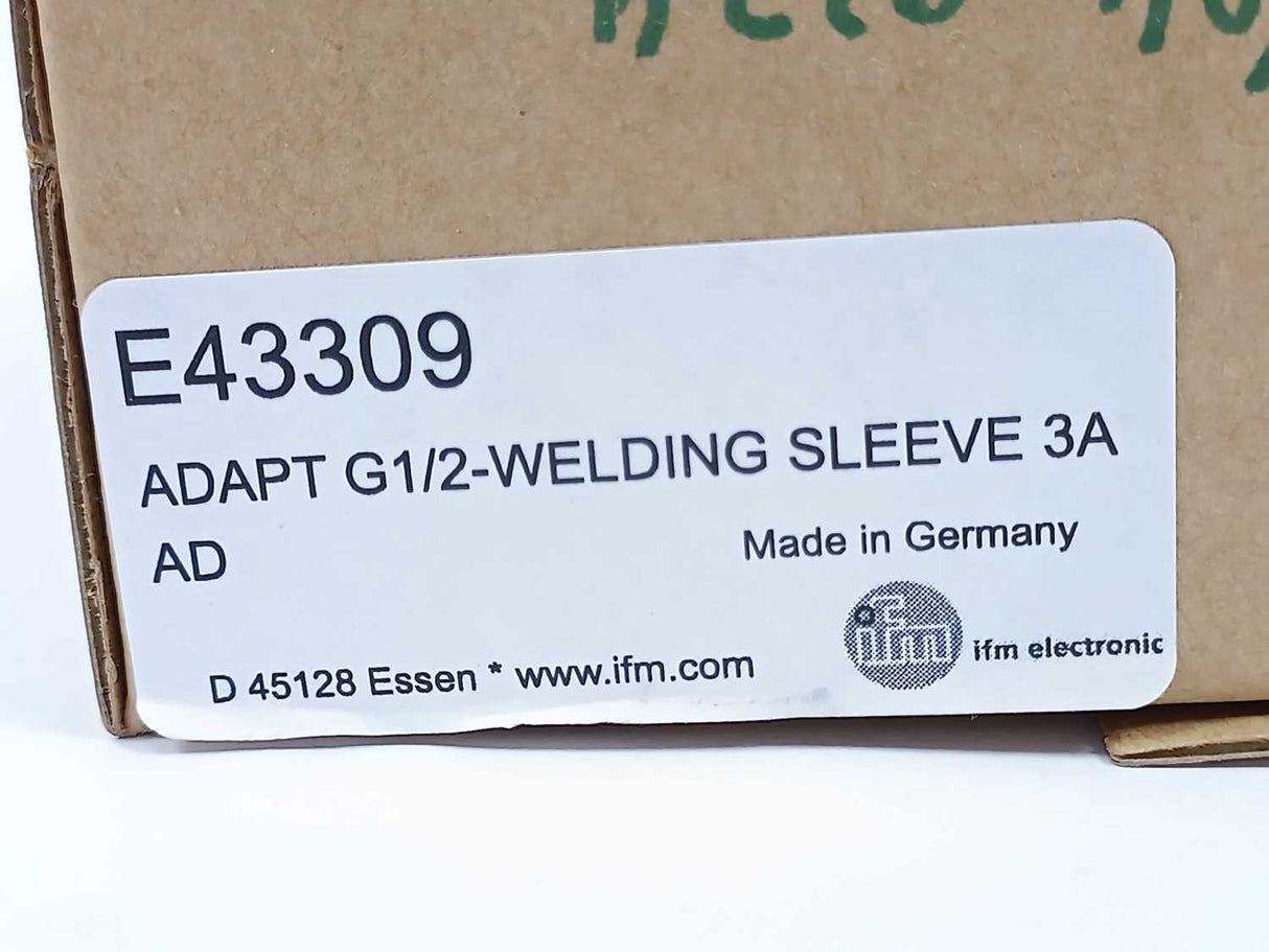 Ifm Electronic E43309 Adapt G1/2-Welding Seeve 3A AD