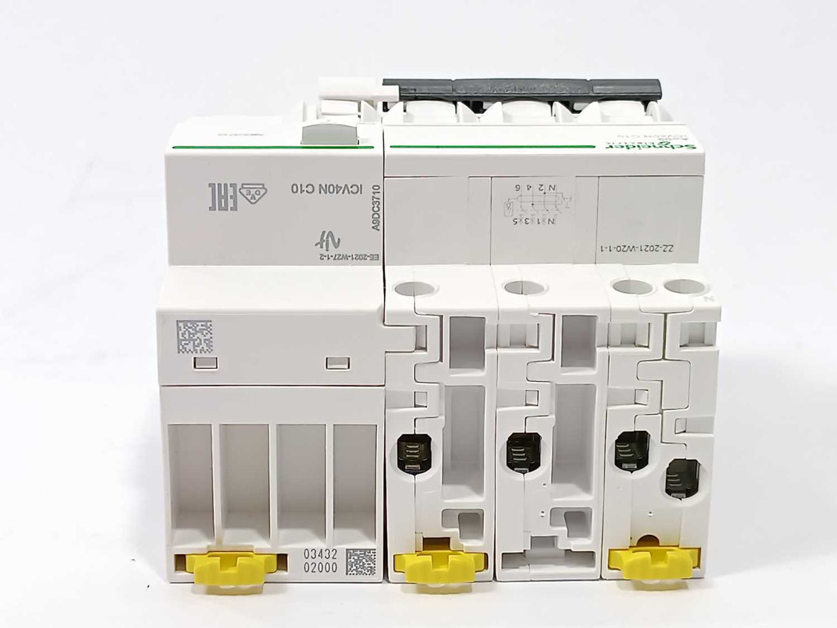 Schneider Electric A9DC3710 Acti9 iCV40N RCCB w/ Overcurrent Protection (RCBO)