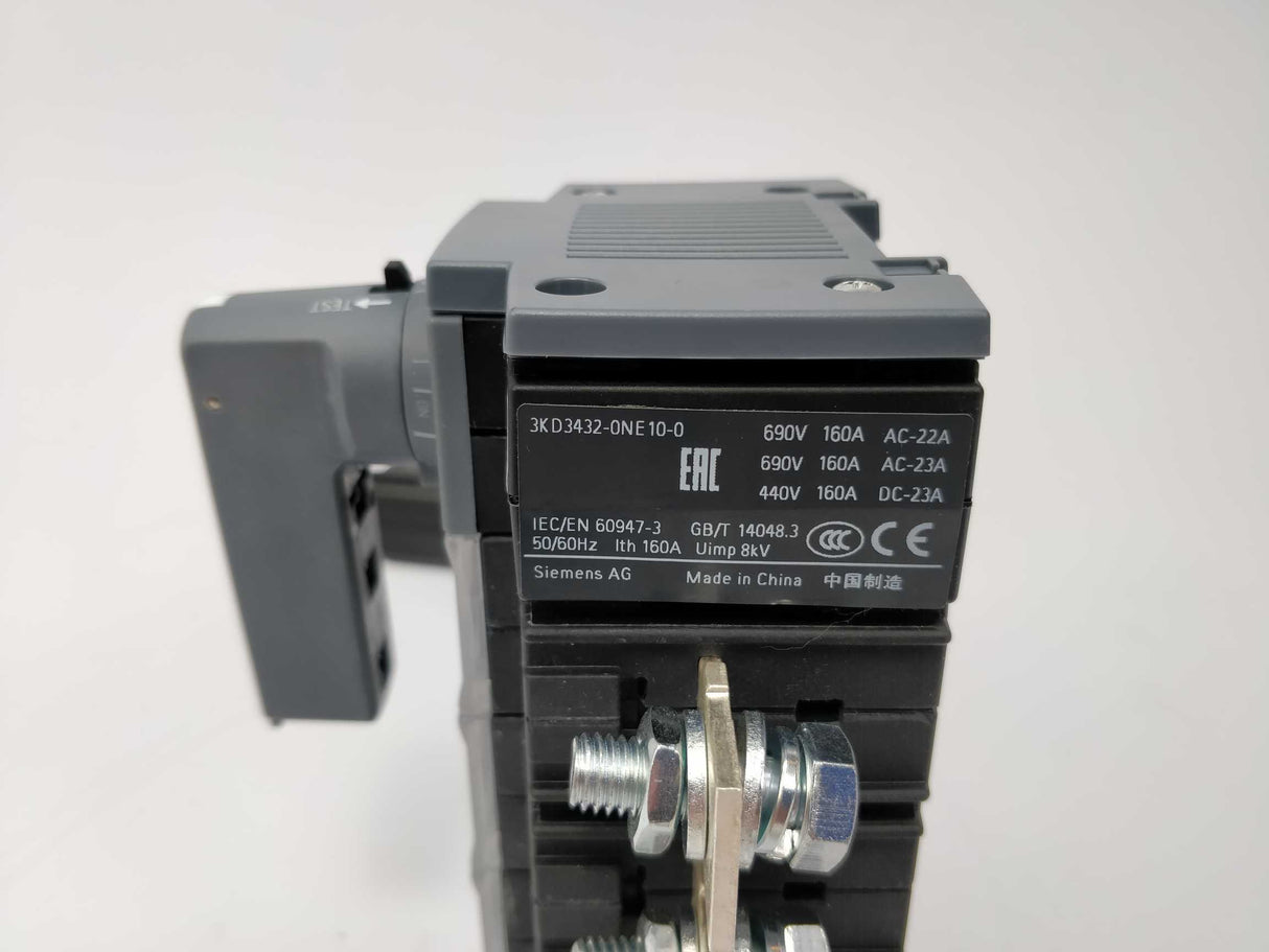 Siemens 3KD3432-0NE10-0 Switch disconnector 160 A