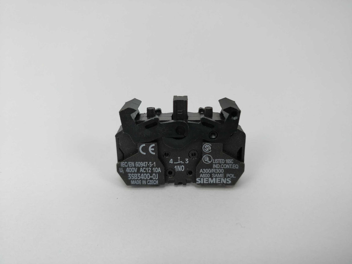 Siemens 3SB3400-0J Contact Block - 1NO 3 Pcs.