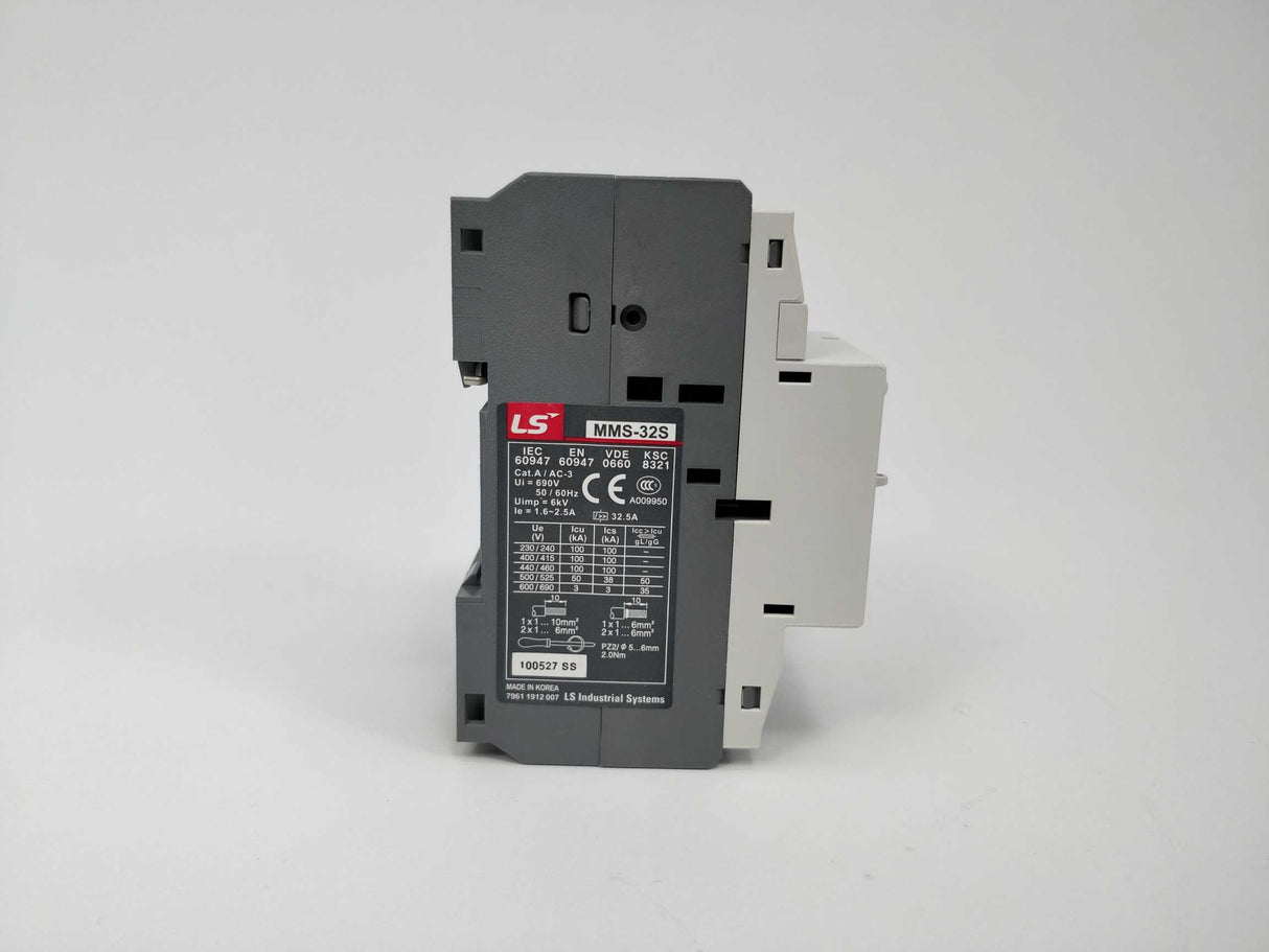 LS Industrial systems MMS-32S Manual motor starter, 200in stock