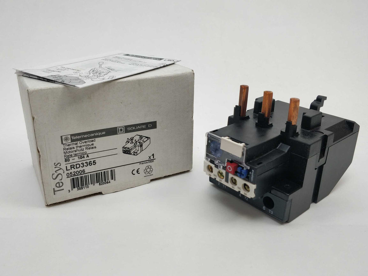 TELEMECANIQUE LRD3365 LR2D3365 Thermal overload relay