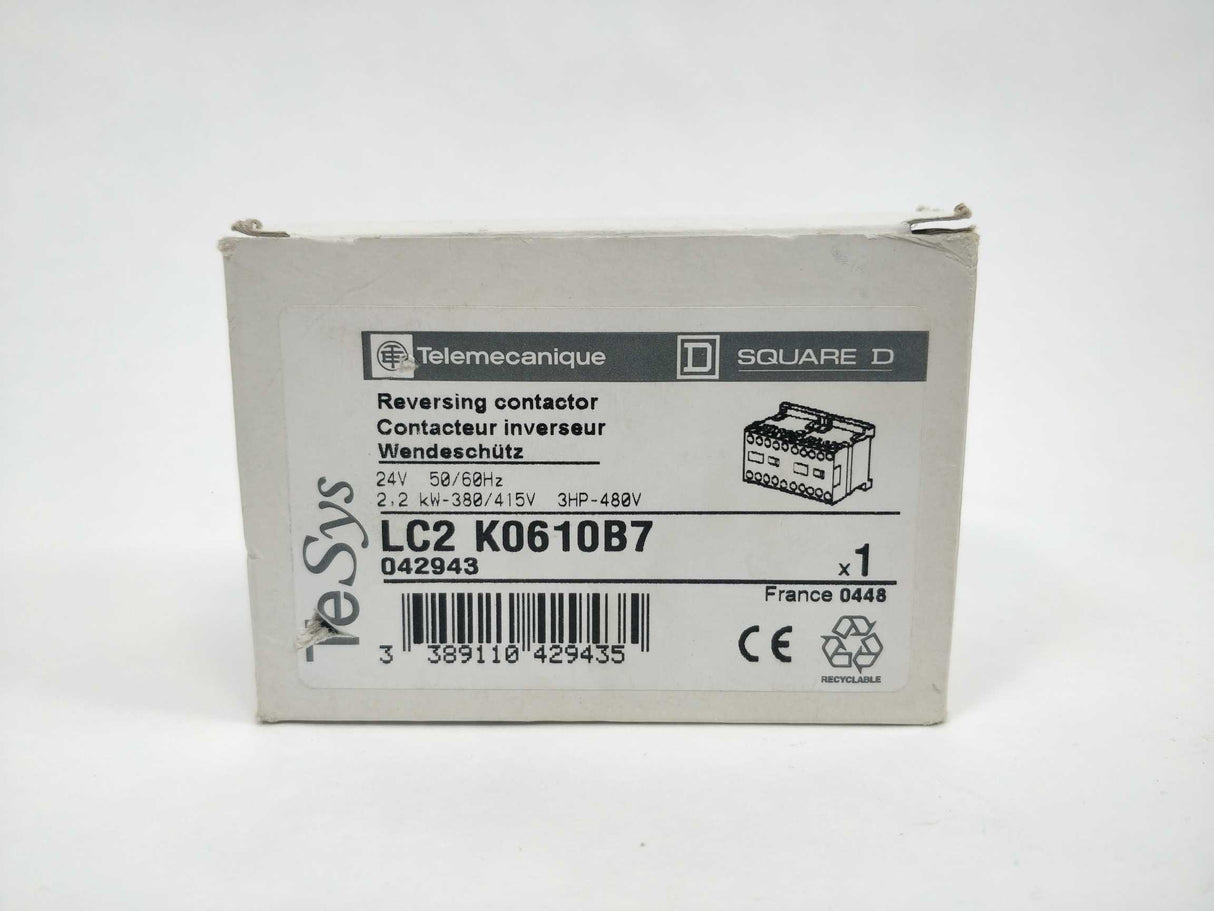 TELEMECANIQUE LC2K0610B7 042943 Reversing contactor