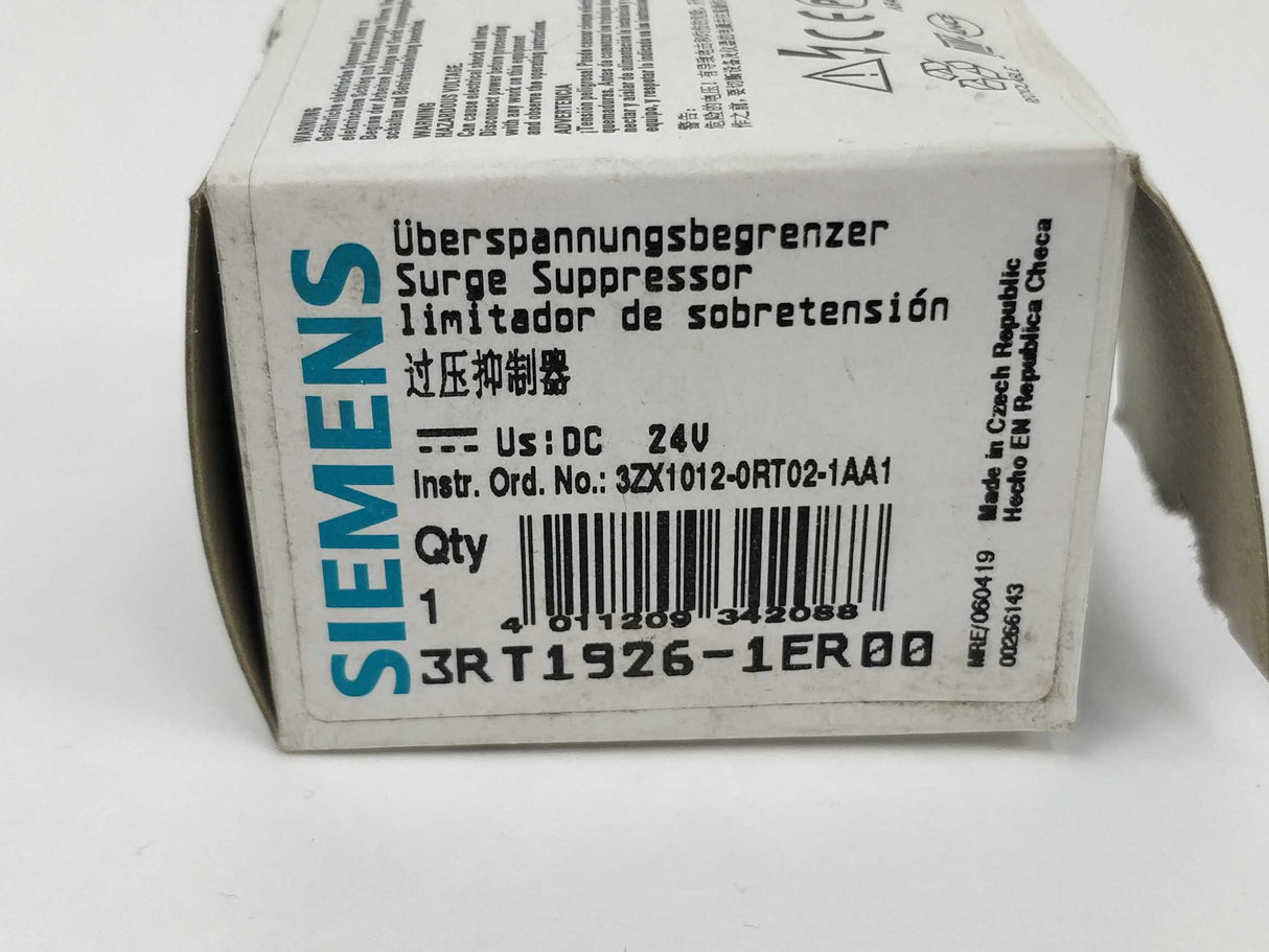 Siemens 3RT1926-1ER00 24V/DC Surge Suppressor