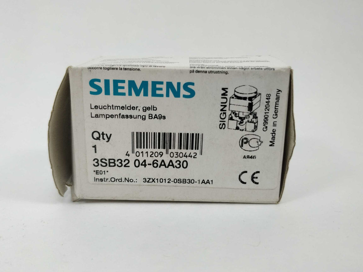 Siemens 3SB3204-6AA30 Signum E01