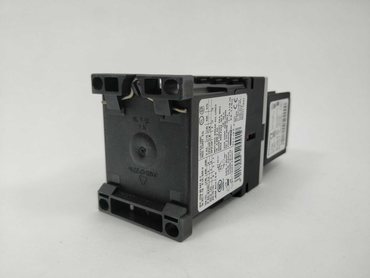 Siemens 3RT1015-1BB44-3MA0 24VDC Coil Power contactor