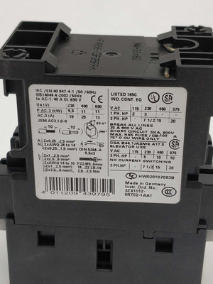 Siemens 3RT1026-3KB44-0LA0 Power contactor