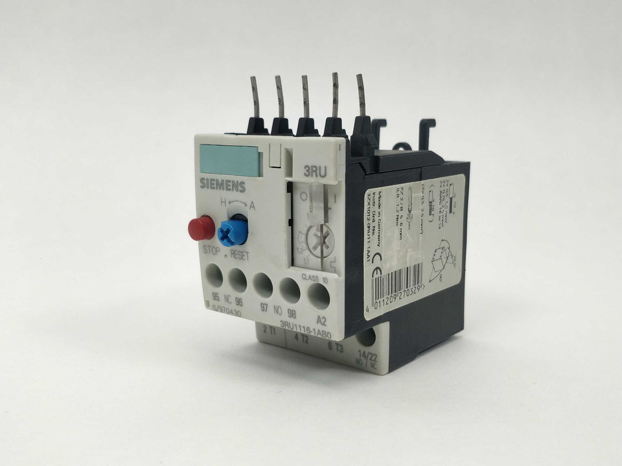 Siemens 3RU1116-1AB0 Overload relay