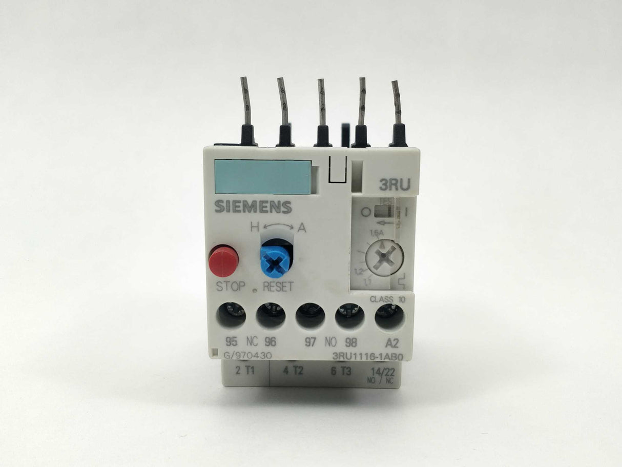 Siemens 3RU1116-1AB0 Overload relay