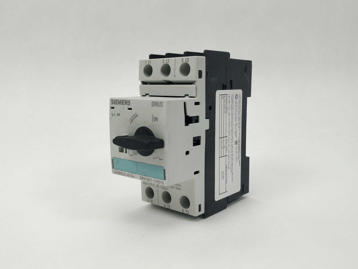 Siemens 3RV1821-HD10 Circuit breaker