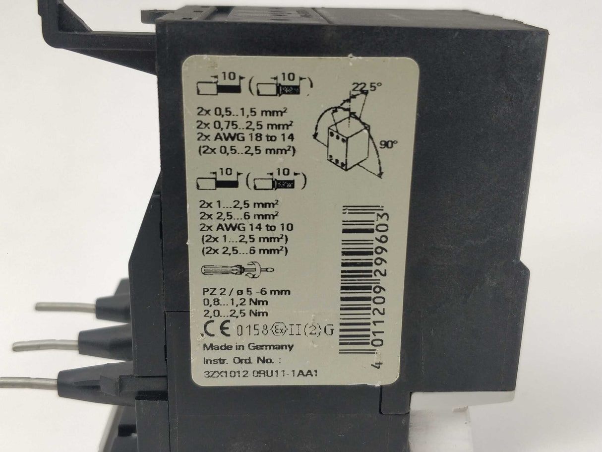 Siemens 3RU1126-4BB0 SIRIUS 3R Overload relay