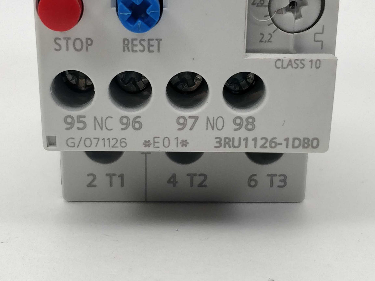 Siemens 3RU1126-1DB0 Overload relay 2.2-3.2A