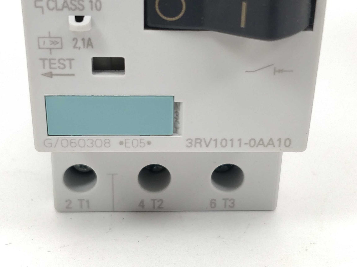 Siemens 3RV1011-0AA10 Circuit breaker 0,11 - 0,16A