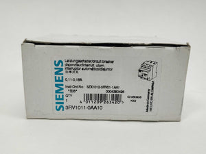 Siemens 3RV1011-0AA10 Circuit breaker 0,11 - 0,16A