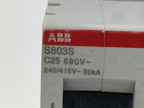 ABB 2CCS863001R0254 S803S-C25 Circuit breaker 690V