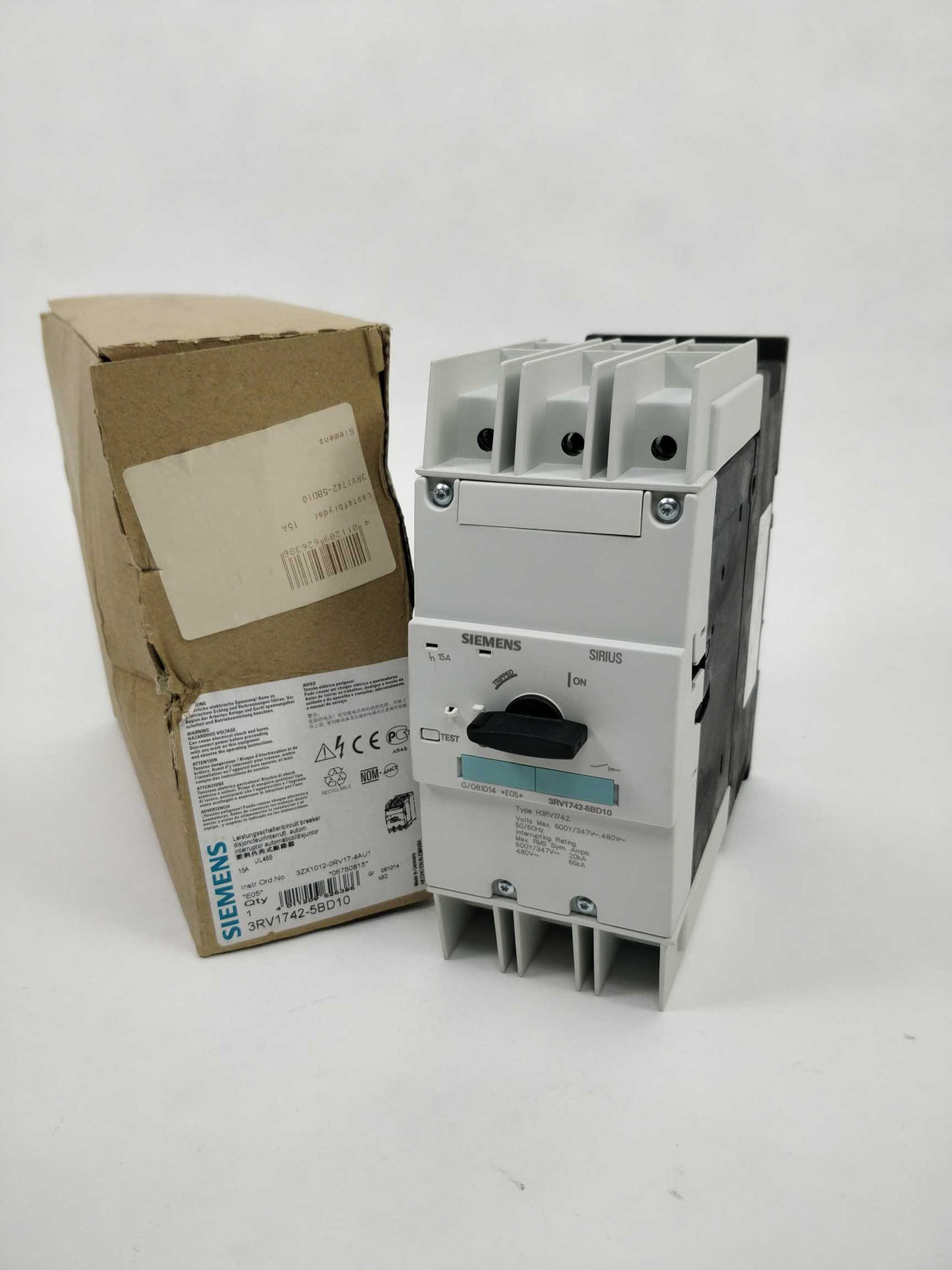 Siemens 3RV1742-5BD10 Circuit breaker