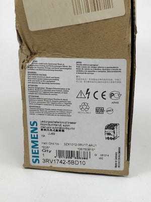 Siemens 3RV1742-5BD10 Circuit breaker