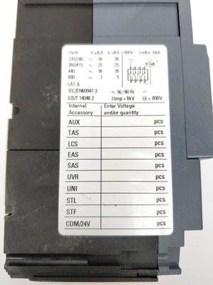 Siemens 3VA1180-3GF42-0AA0 Circuit breaker 3VA1