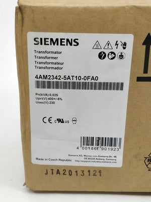 Siemens 4AM2342-5AT10-0FA0 Transformer