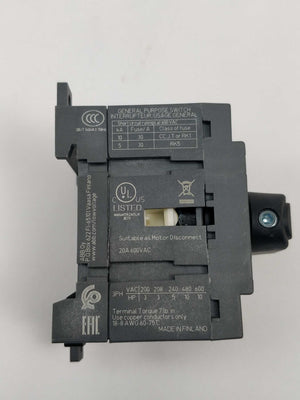 ABB OT16F4N2 4-pole switch disconnector