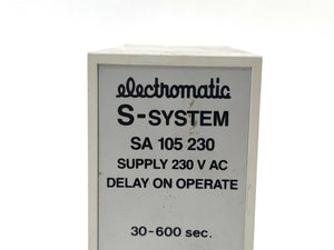 Electromatic SA105230 Relay Delay on Operate