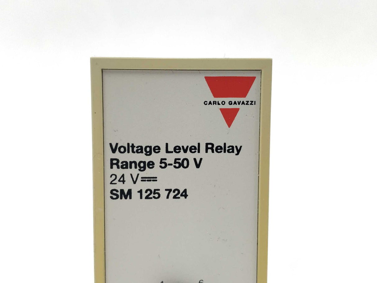 Carlo Gavazzi SM 125 724 Voltage Level Relay Range 5-50 V