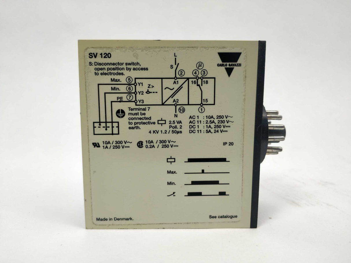 Electromatic SV 120 024 COND. LIQUIDS DUAL LEVEL RELAY