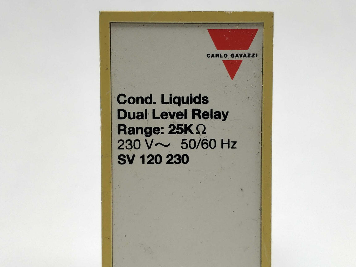 Carlo Gavazzi SV 120 230 COND. LIQUIDS DUAL LEVEL RELAY