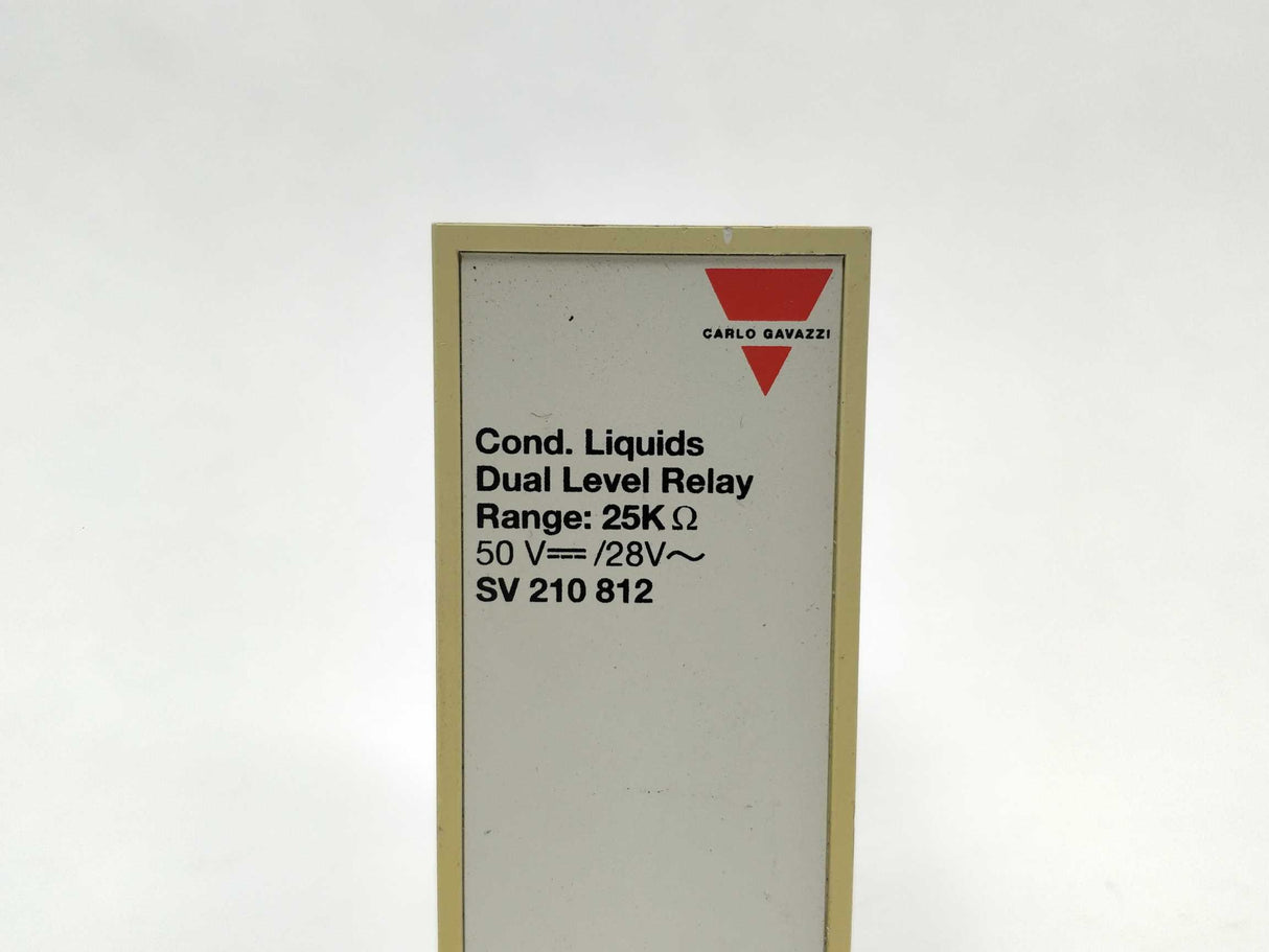 Carlo Gavazzi SV 210 812 COND. LIQUIDS DUAL LEVEL RELAY