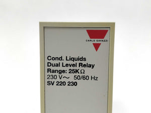 Carlo Gavazzi SV 220 230 COND. LIQUIDS DUAL LEVEL RELAY