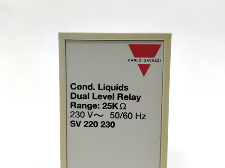 Carlo Gavazzi SV 220 230 COND. LIQUIDS DUAL LEVEL RELAY