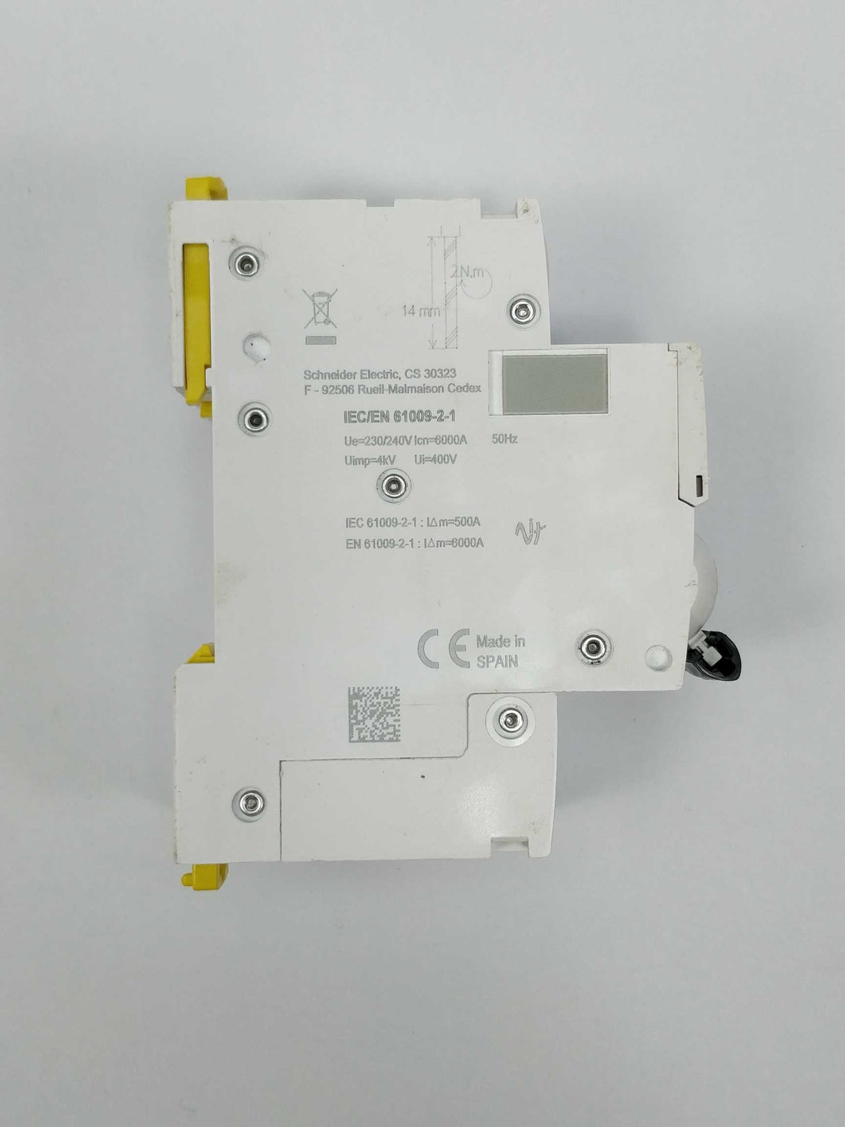 Schneider Electric A9DC3616 Acti9 residual current breaker