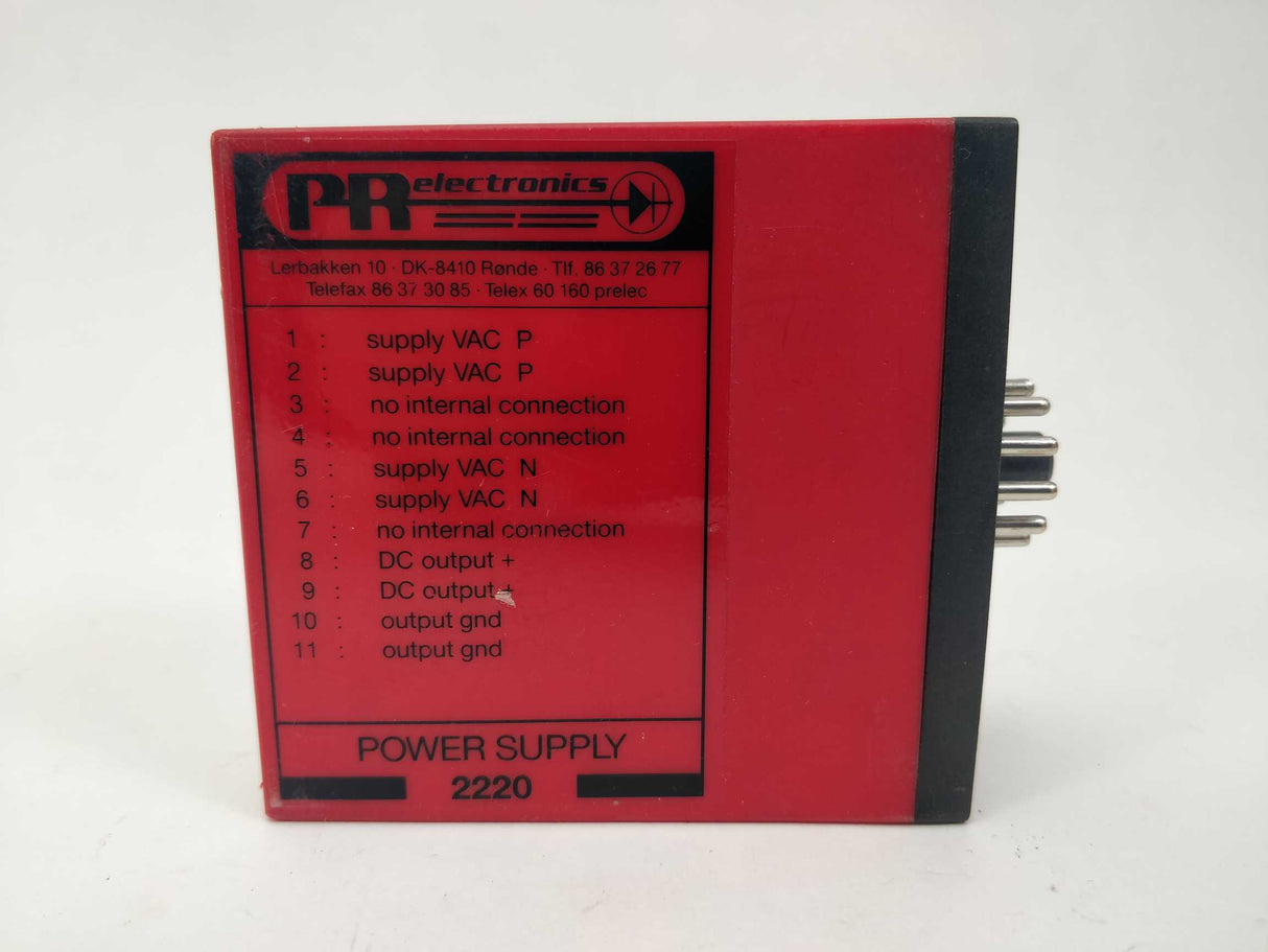 PR Electronics 2220 C0 POWER SUPPLY