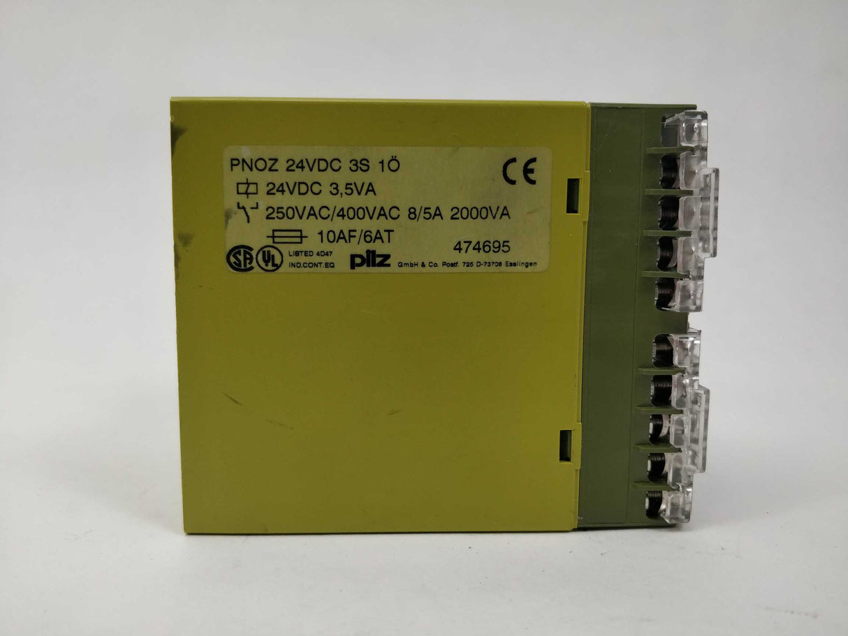 Pilz PNOZ 24VDC 3S 1 RELAY