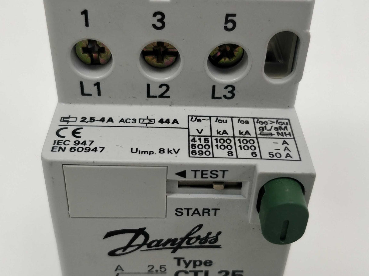 Danfoss CTI25 Circuit Breakers