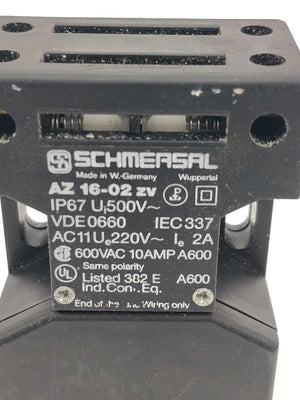 Schmersal AZ 16-02 ZV