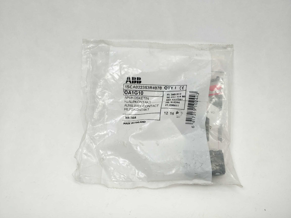 ABB OA1G10 1SCA022353R4970 AUXILIARY CONTACT