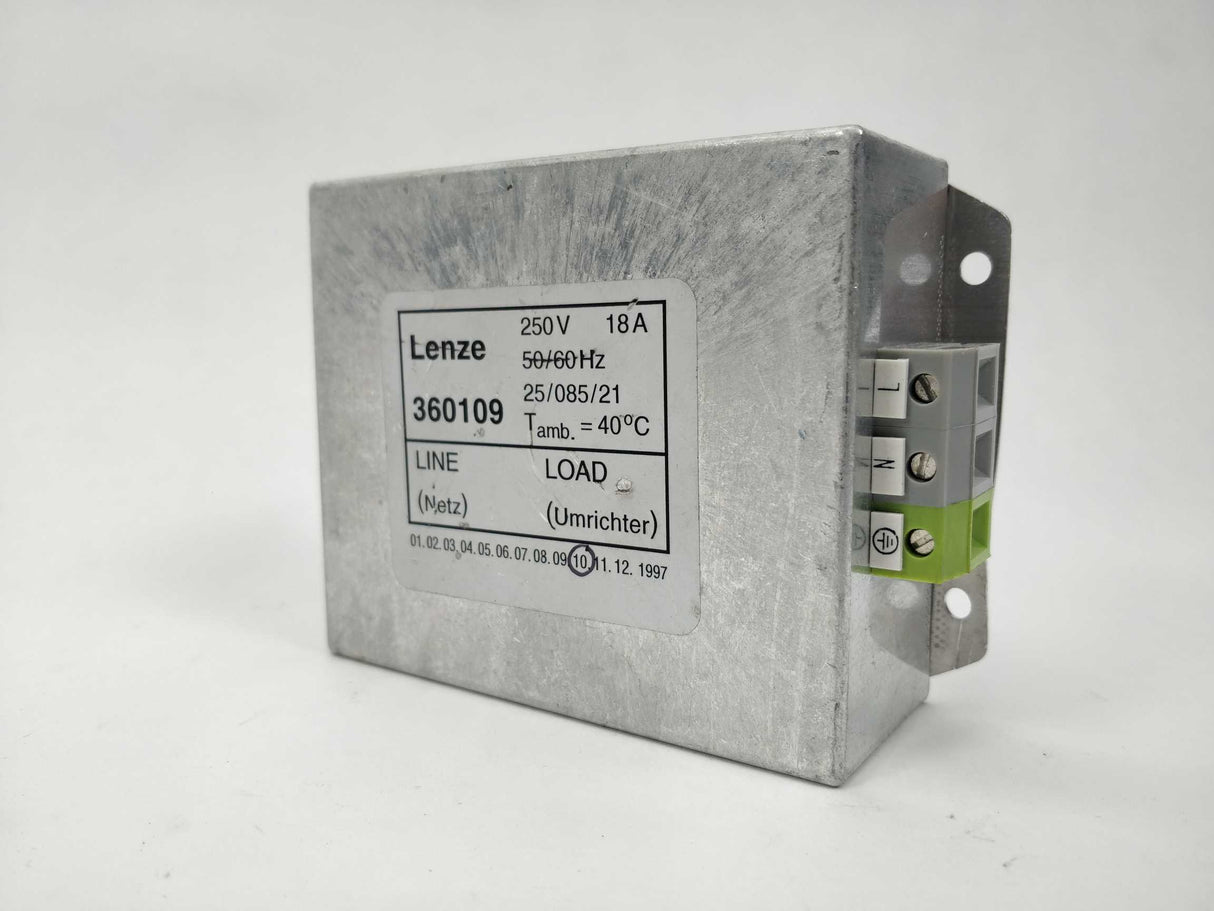 LENZE 360109 LINE NETZ 240V 18A