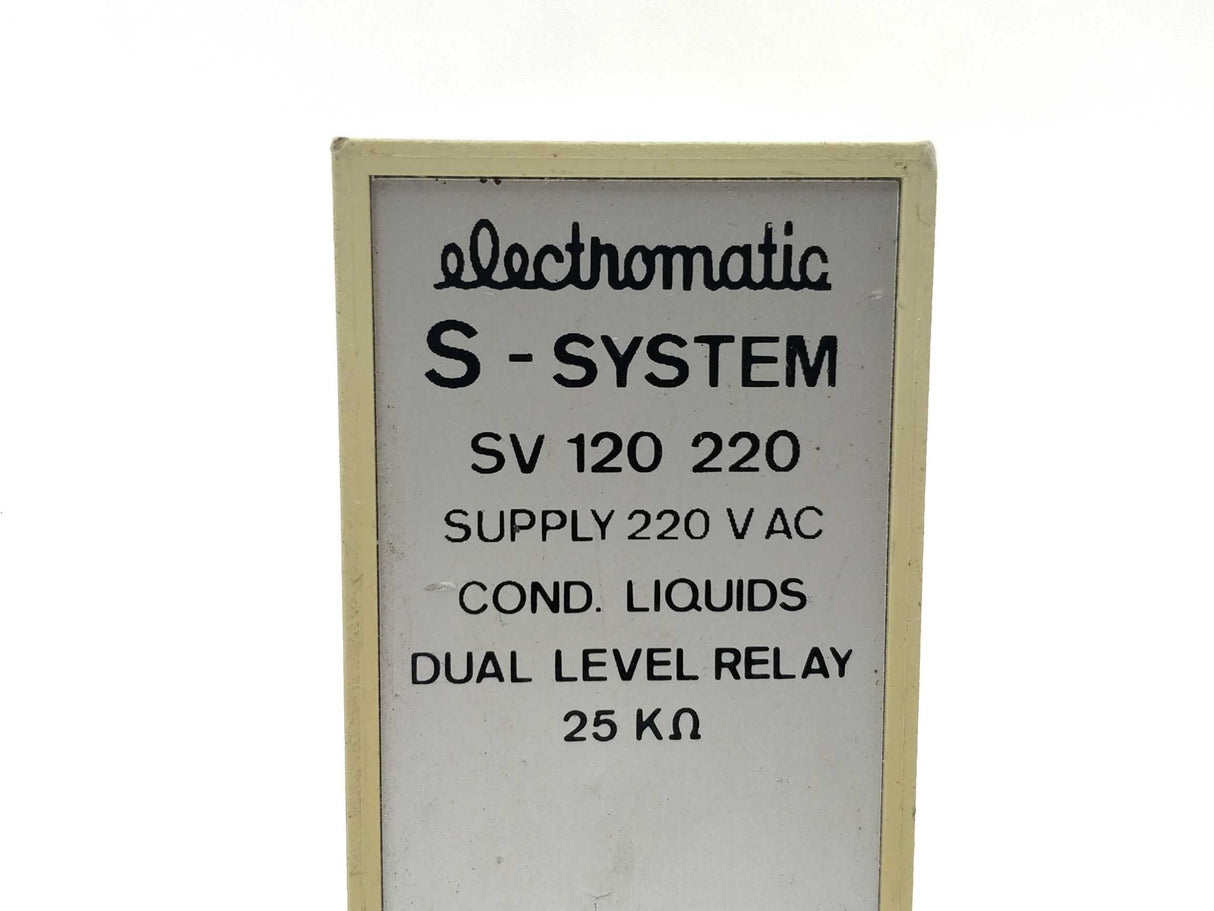 Electromatic SV 120 220 Dual Level Control Relay