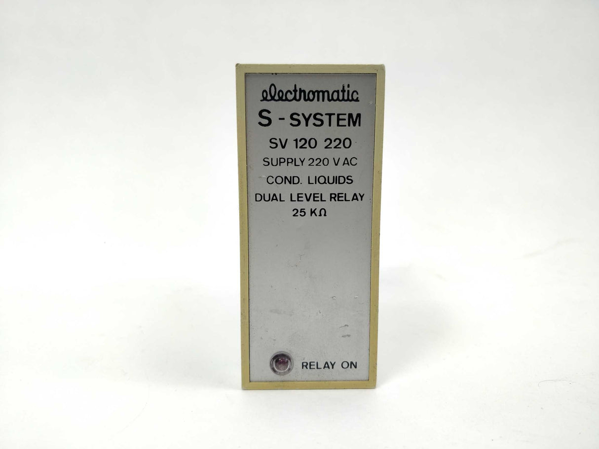 Electromatic SV 120 220 Dual Level Control Relay