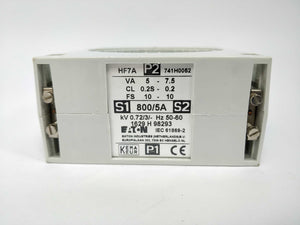 Eaton HF7A 800/5A 741H0052 Current transformer