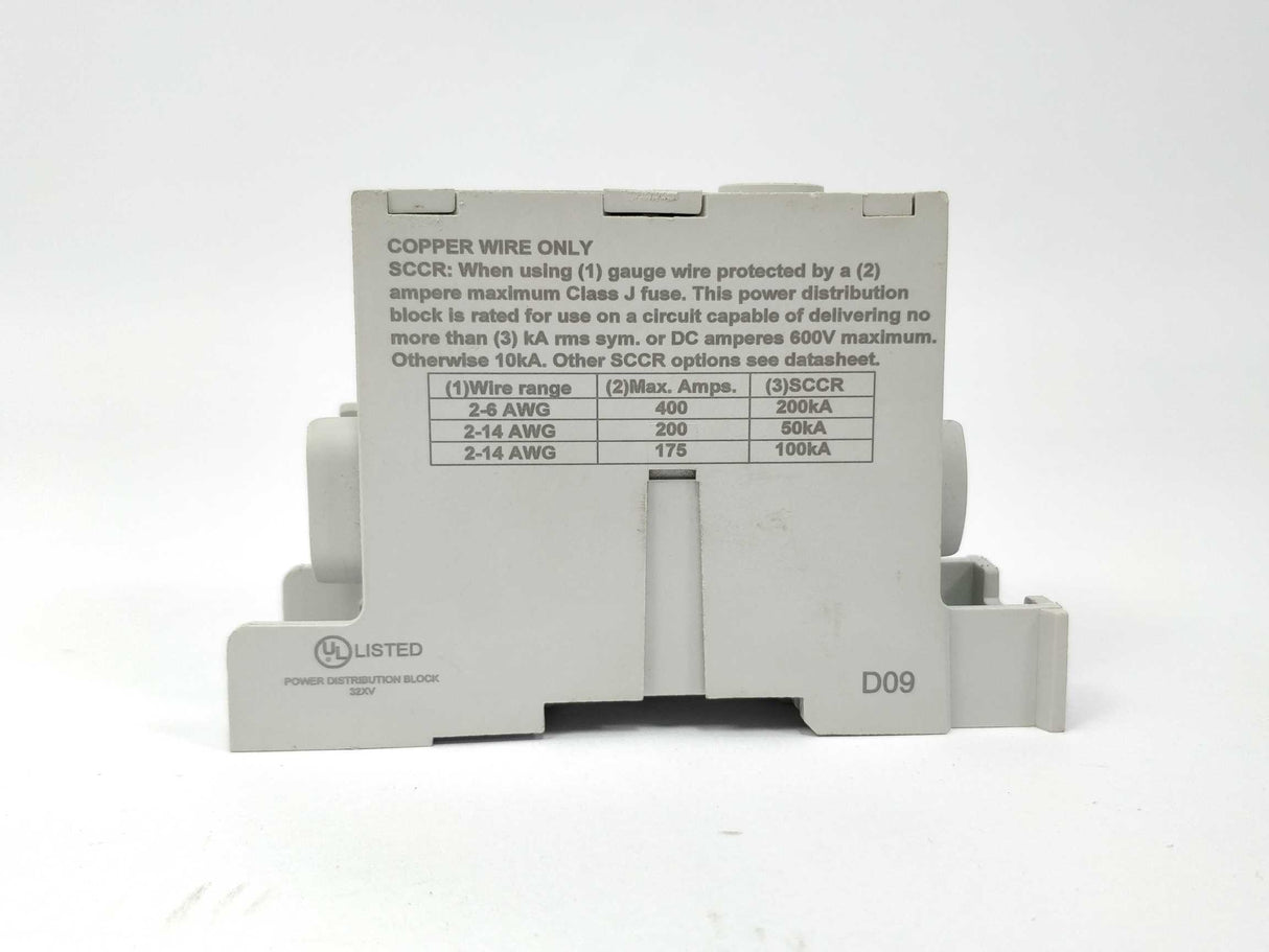 Bussmann PDBFS330 Panel Mount Barrier Terminal Block