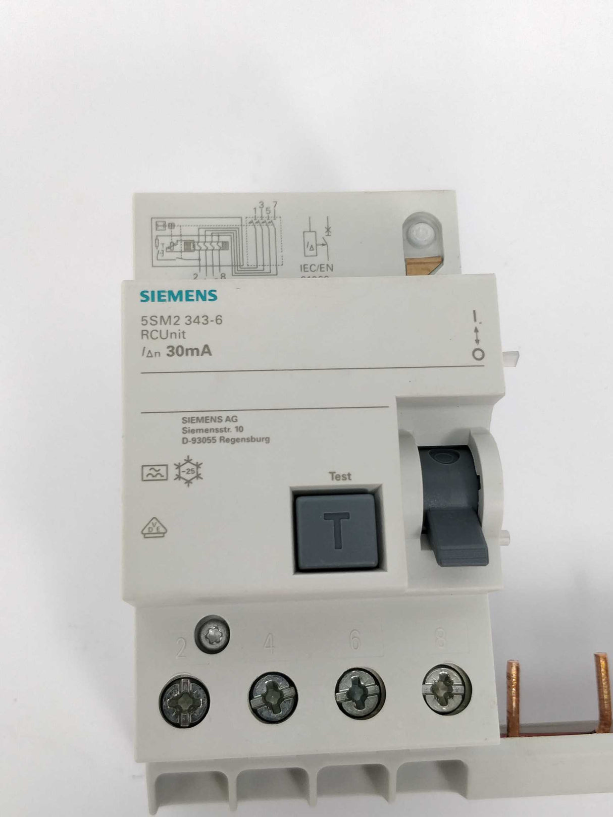 Siemens 5SM2 343-6 RC unit for 5SL4