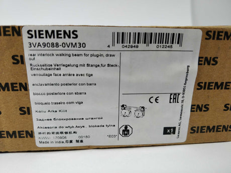 Siemens 3VA9088-0VM30 rear interlock plug-in and draw-out