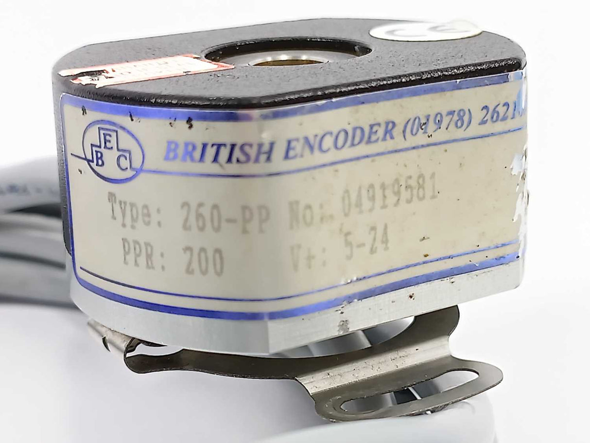 British Encoder 260-PP Incremental Encoder Model 260