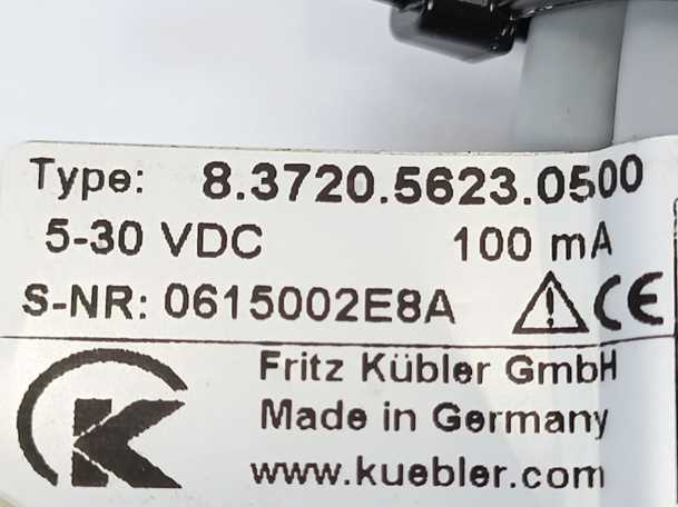 Fritz Kuebler GmbH 8.3720.5623.0500 Encoders Incremental 3720