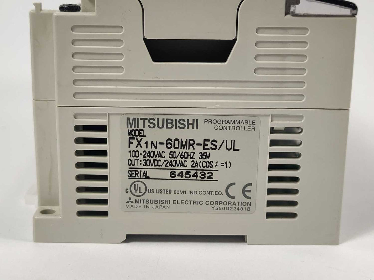 Mitsubishi FX1N-60MR-ES/UL Programmable Controller