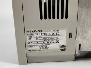 Mitsubishi FR-E520S-1. 5K-EC E500 Inverter, 1.5kW 230V