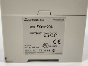 Mitsubishi FX2N-2DA Programmable Controller 0~10VDC 4~20 mA